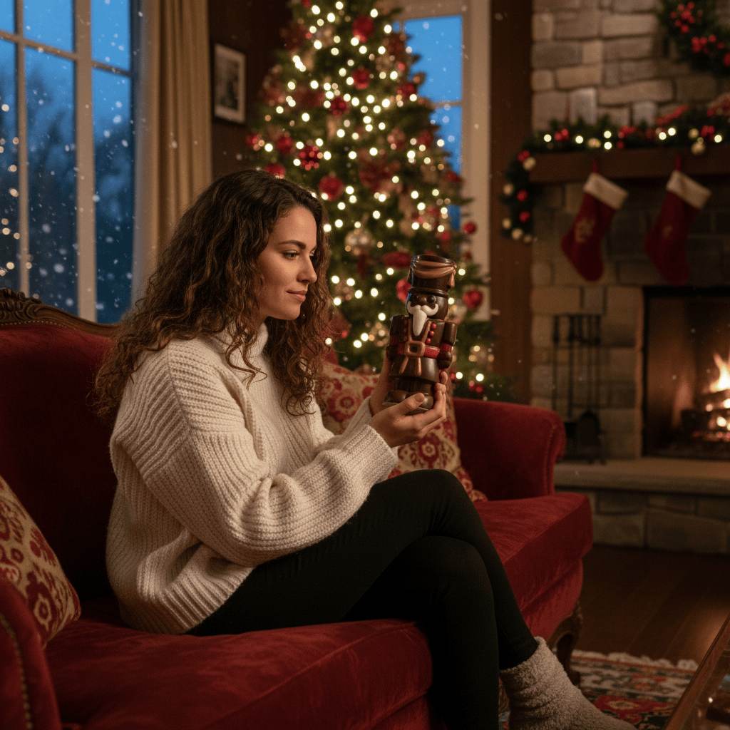 Milk chocolate Christmas nutcracker soldier 220g 5407008478629 The Belgian Chocolate Makers