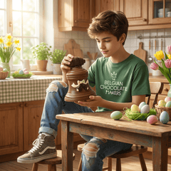 Milk chocolate Easter bell 190g 5407008475420 The Belgian Chocolate Makers