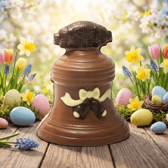 Milk chocolate Easter bell 190g 5407008475420 The Belgian Chocolate Makers