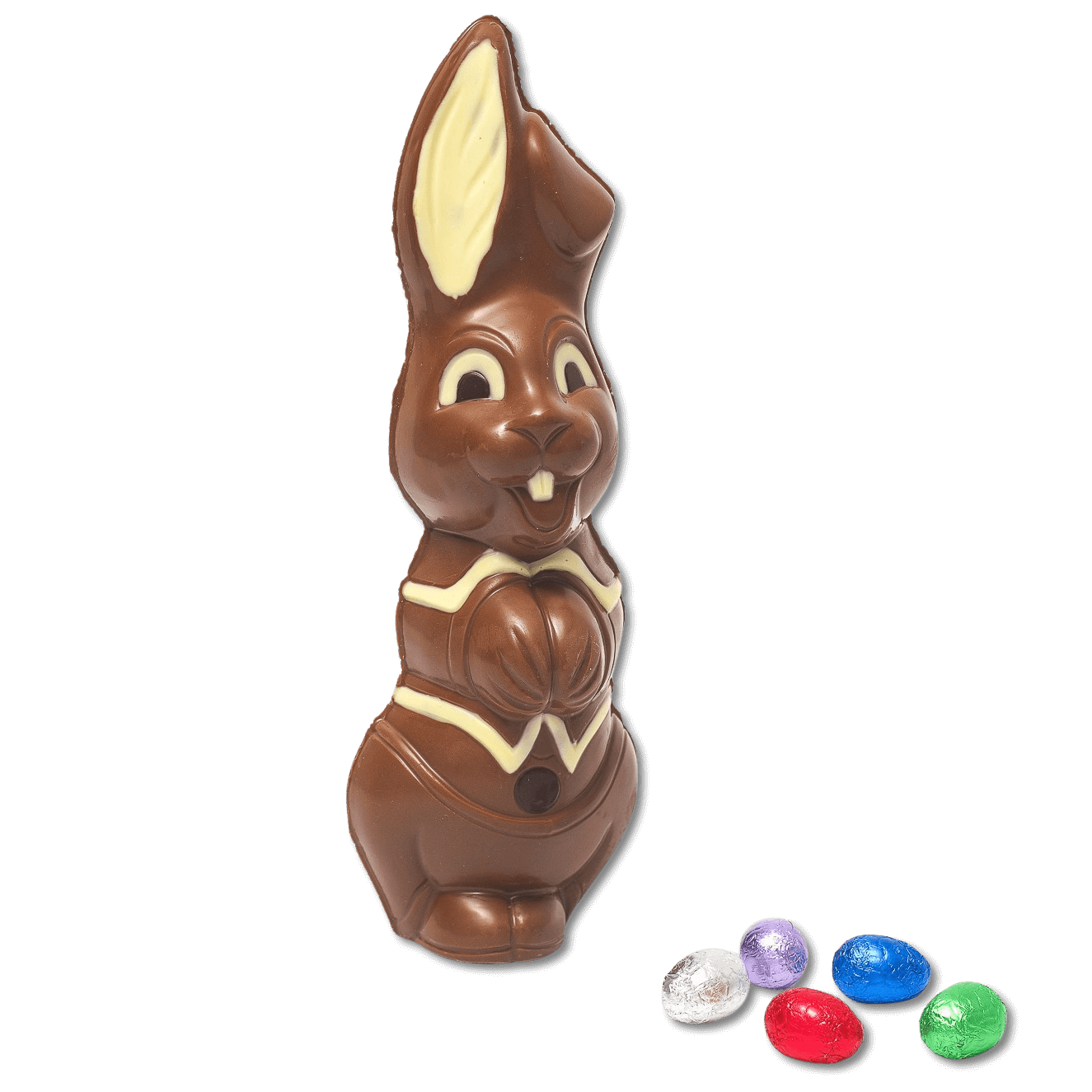 Milk chocolate Easter bunny 400g 5407008472047 The Belgian Chocolate Makers