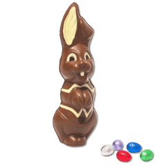 Milk chocolate Easter bunny 400g 5407008472047 The Belgian Chocolate Makers