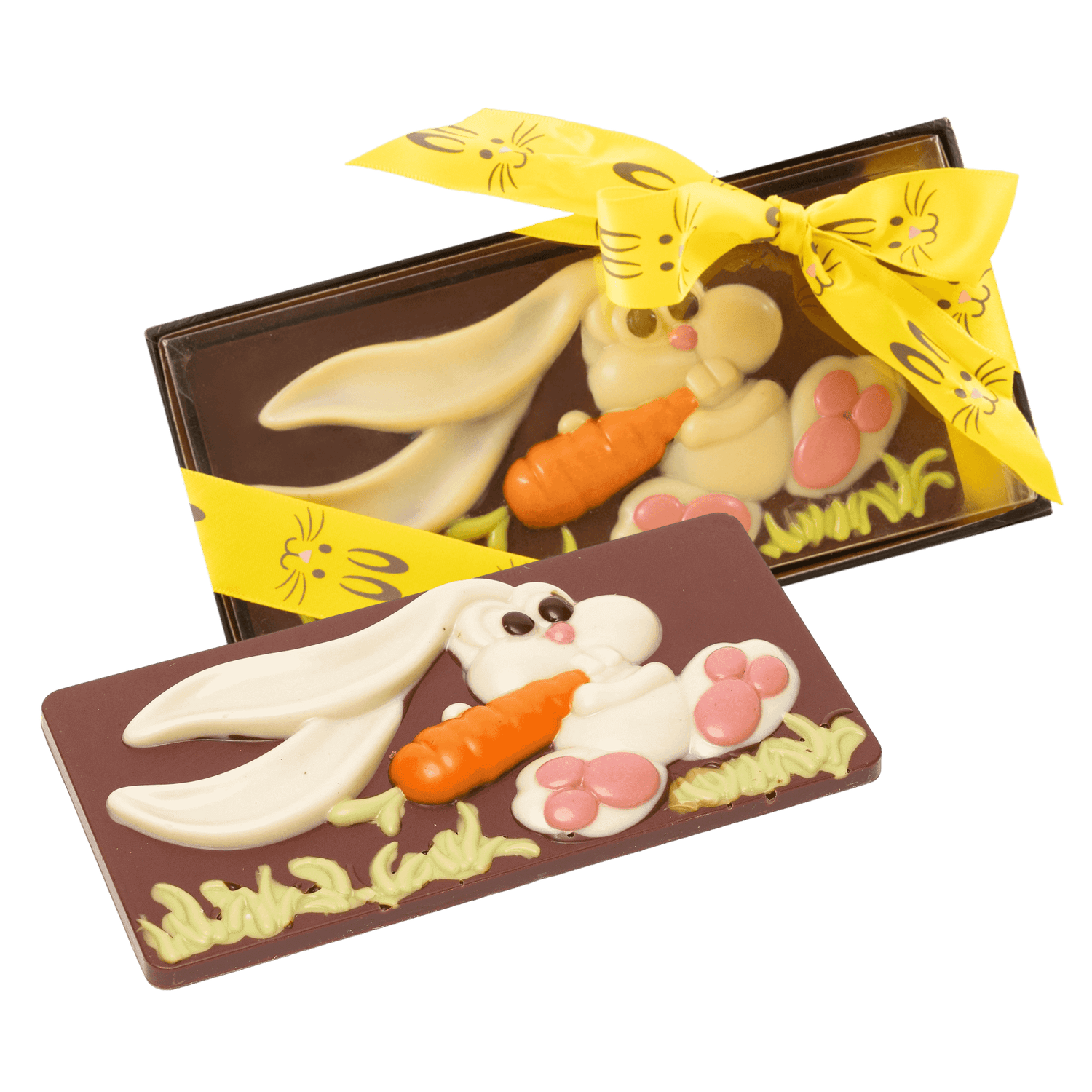 Milk chocolate Easter bunny bar 100g 5407008478063 The Belgian Chocolate Makers
