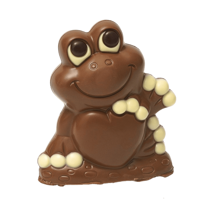 Milk chocolate frog 170g 5407008475758 The Belgian Chocolate Makers