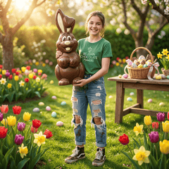 Milk chocolate giant Easter bunny 3kgs 5407008475642 The Belgian Chocolate Makers