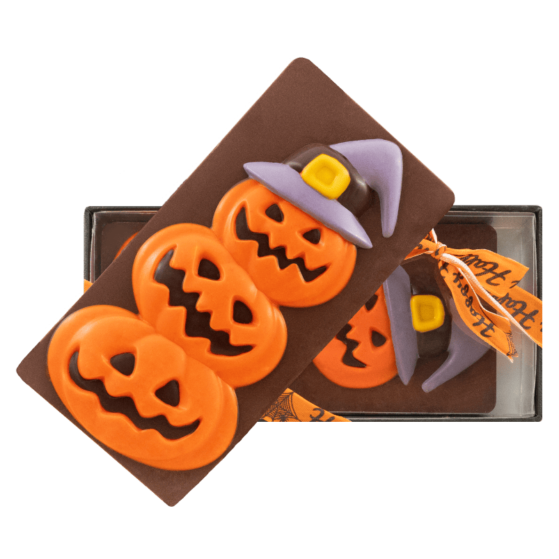 Milk chocolate Halloween bar 110g 5407008470111 The Belgian Chocolate Makers