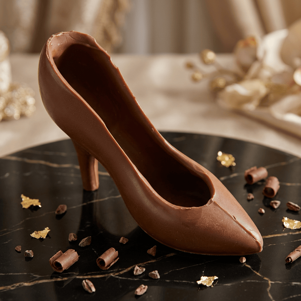 Milk chocolate high heel 65g 5407008470418 The Belgian Chocolate Makers