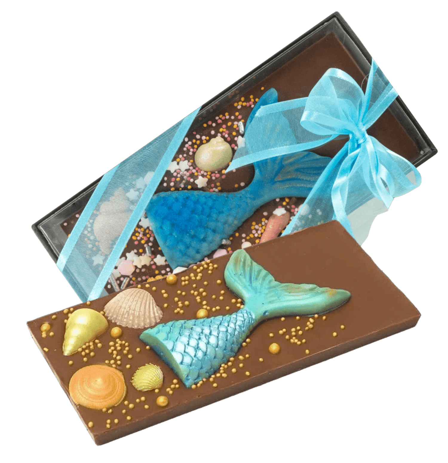 Milk chocolate mermaid bar 140g 5407008475789 The Belgian Chocolate Makers