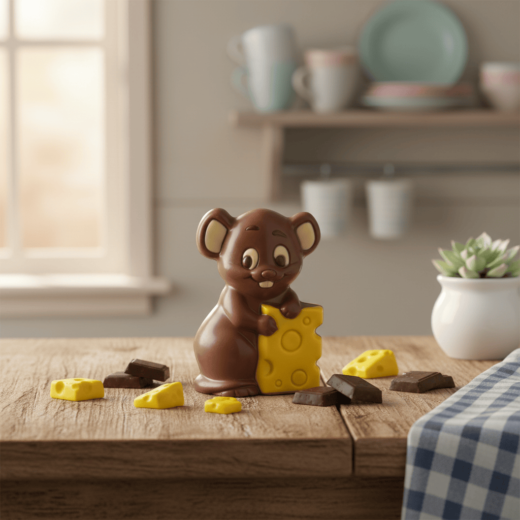 Milk chocolate mouse 80g - The Belgian Chocolate Makers