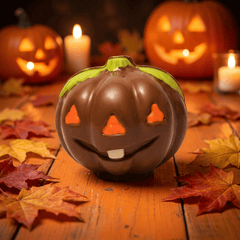 Milk chocolate pumpkin 150g 5407008476427 The Belgian Chocolate Makers