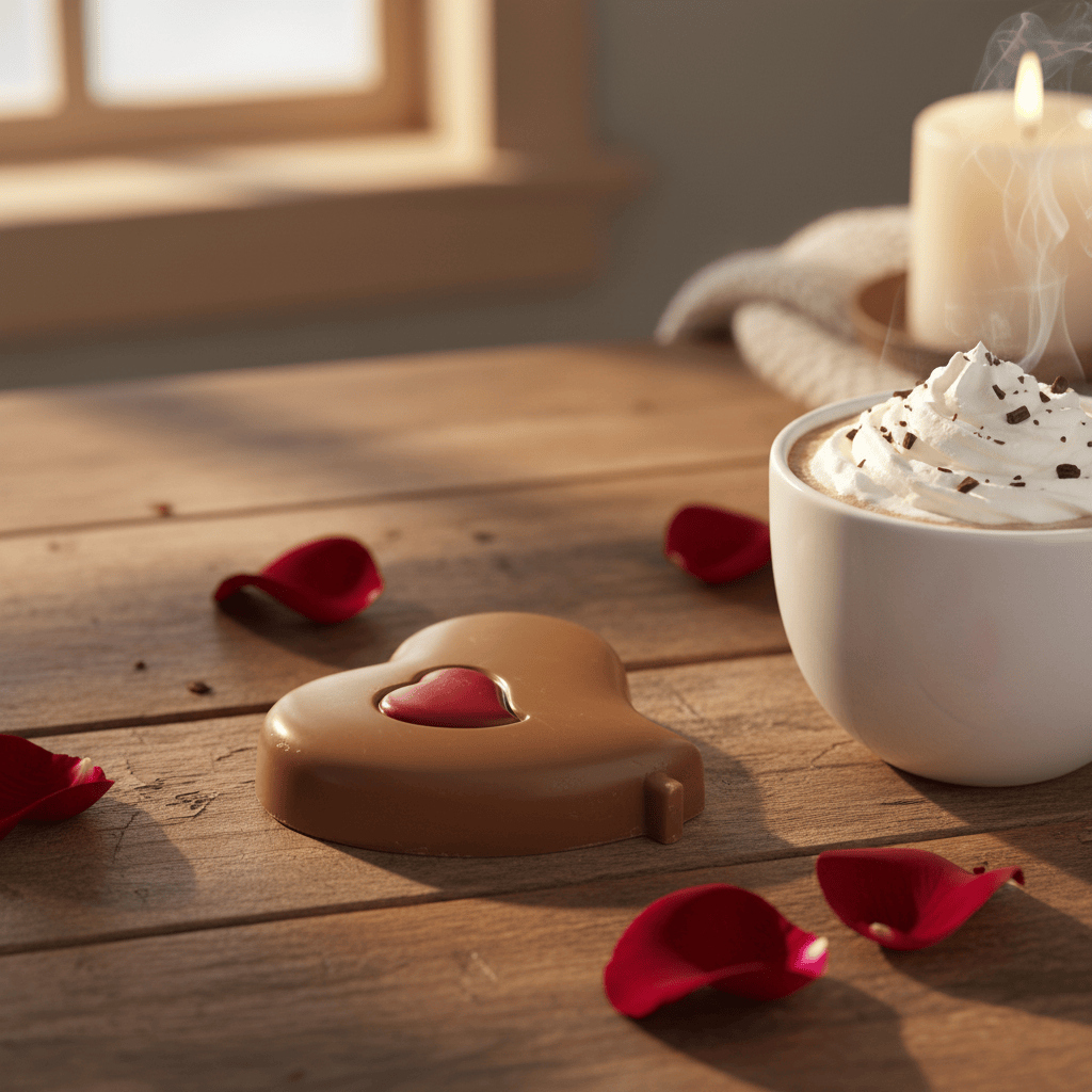 Milk chocolate red heart lollipop 25g 5407008477127 The Belgian Chocolate Makers