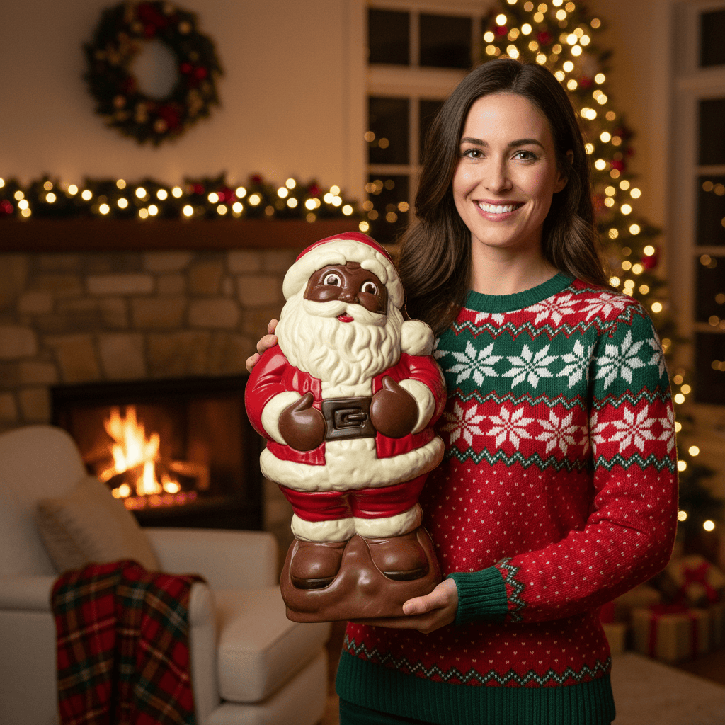 Milk chocolate Santa Claus 3 Kgs 5407008471194 The Belgian Chocolate Makers