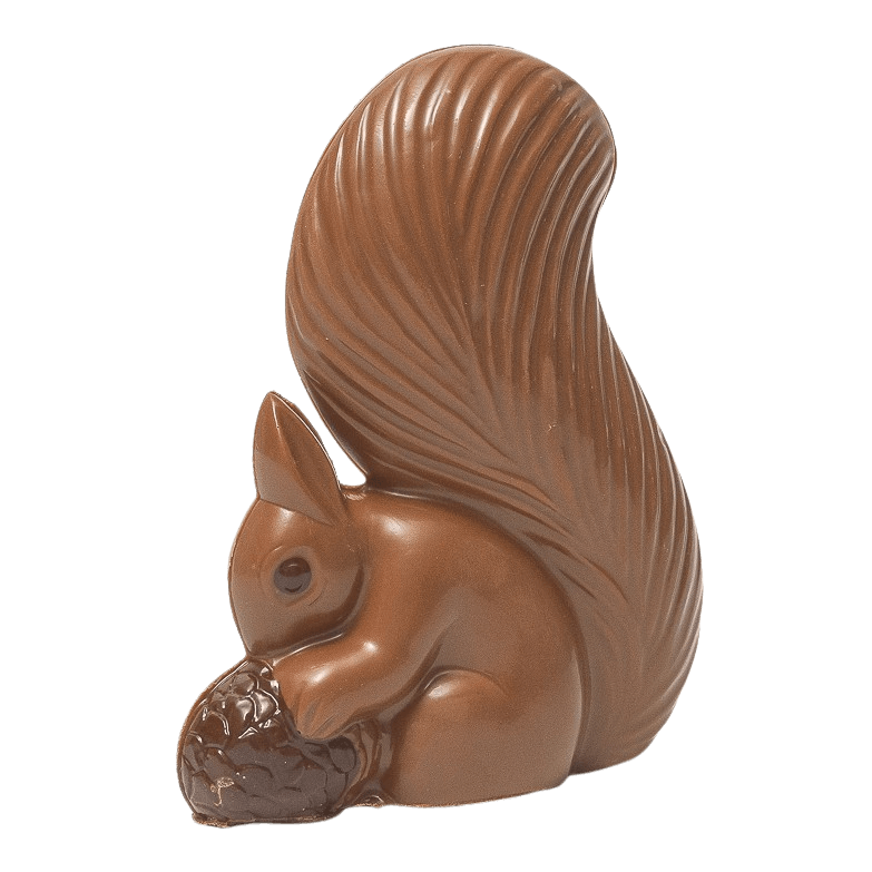 Milk chocolate squirrel 100g 5407008476120 The Belgian Chocolate Makers