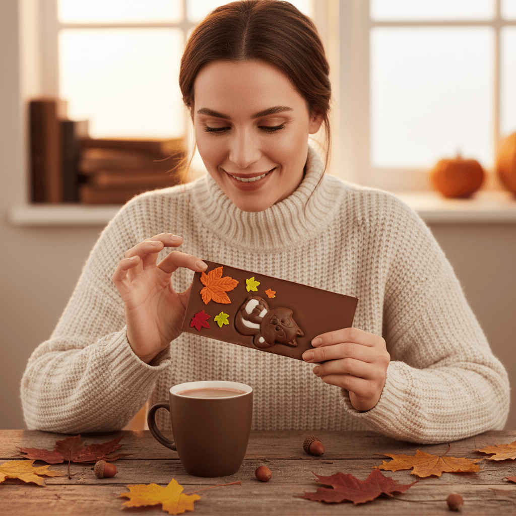 Milk chocolate squirrel bar 125g 5407008476793 The Belgian Chocolate Makers