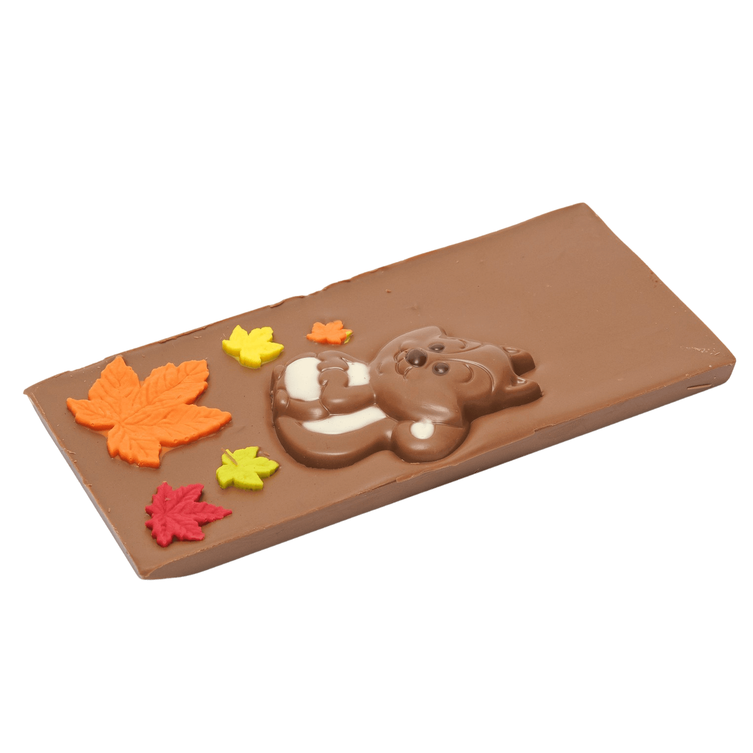 Milk chocolate squirrel bar 125g 5407008476793 The Belgian Chocolate Makers