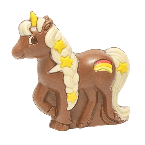 Milk chocolate unicorn 90g 5407008476083 The Belgian Chocolate Makers