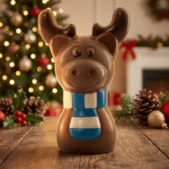 Milk chocolate winter reindeer 180g 5407008479824 The Belgian Chocolate Makers