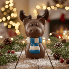 Milk chocolate winter reindeer 180g 5407008479824 The Belgian Chocolate Makers