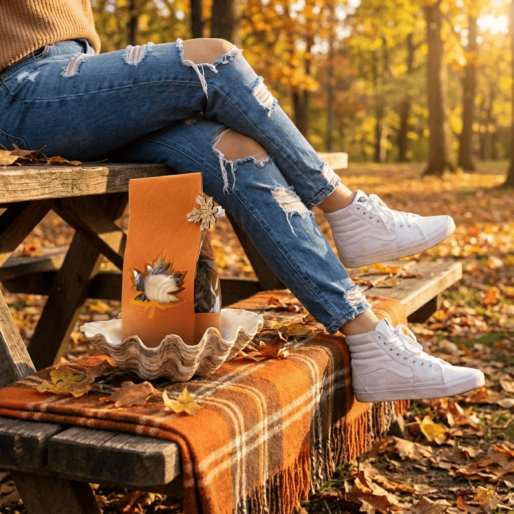 Mix of chocolate autumn leaves 5407008470555 The Belgian Chocolate Makers