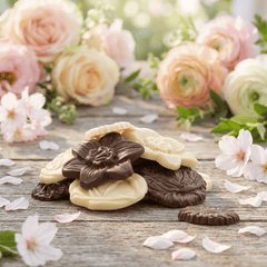 Mix of chocolate flowers 120g 5407008478315 The Belgian Chocolate Makers