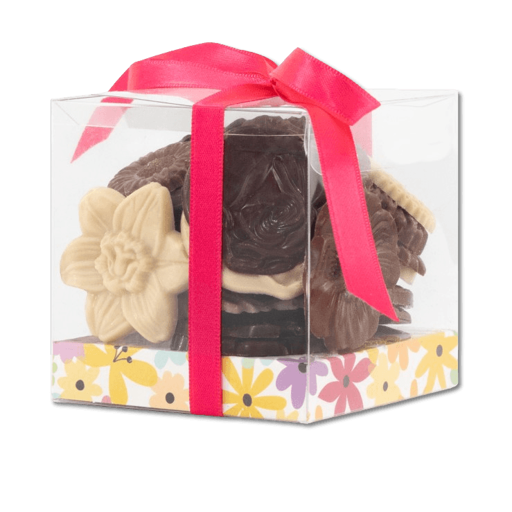 Mix of chocolate flowers 120g 5407008478315 The Belgian Chocolate Makers
