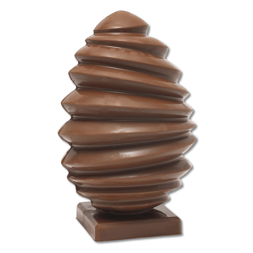 Pagoda milk chocolate Easter egg 400g with mini eggs Inside 5407008475574 The Belgian Chocolate Makers