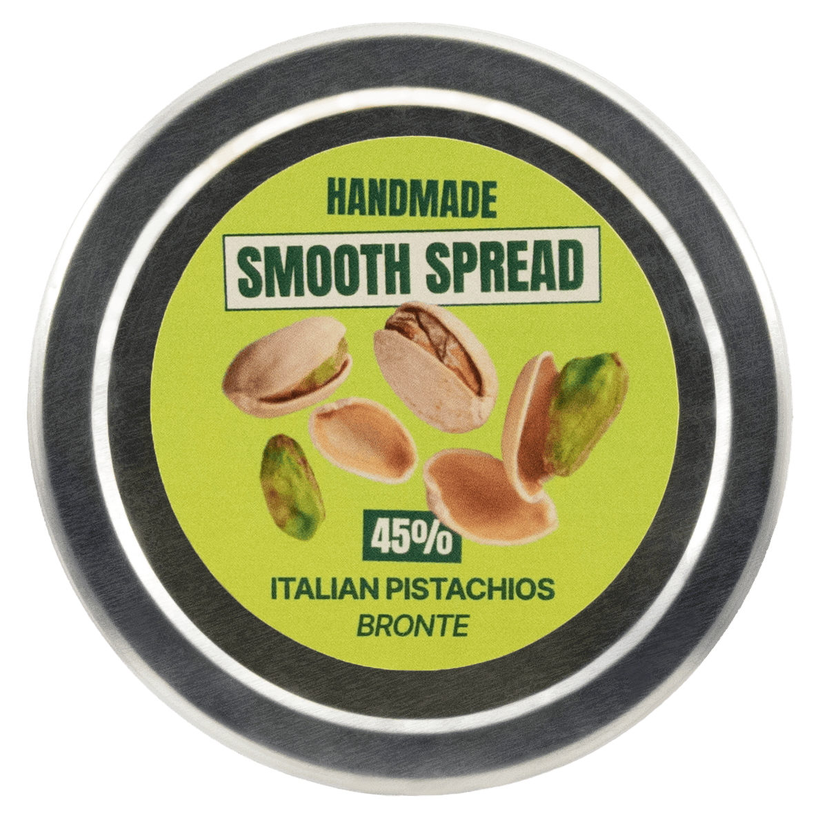 Pistachio spread 250g with 45% Bronte DOP fresh pistachios 5407008476373 The Belgian Chocolate Makers
