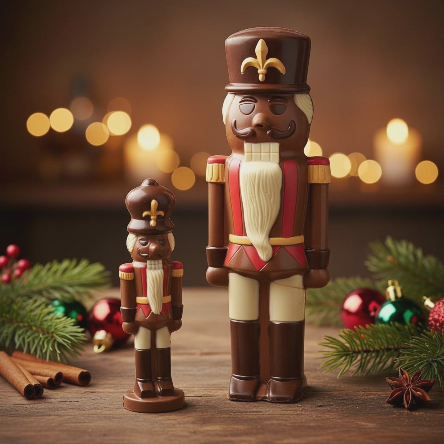 Milk chocolate Christmas nutcracker soldiers 1230g