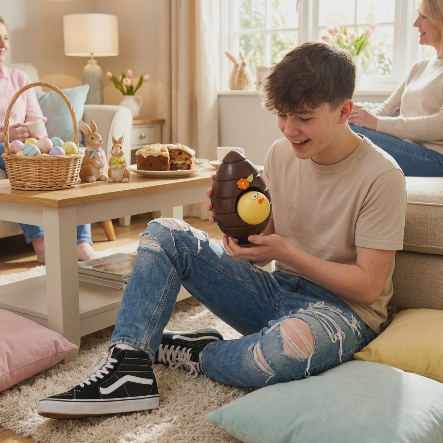 Bird dark chocolate Easter egg 500g