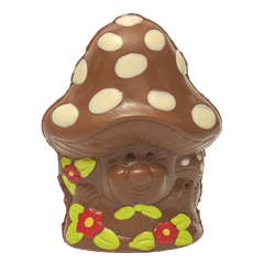 Smiling milk chocolate mushroom 160g 5407008476144 The Belgian Chocolate Makers