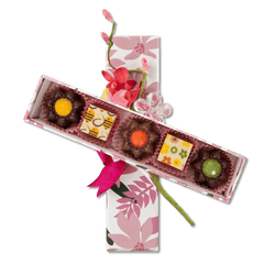 Spring box of 5 pralines 75g 5407008478322 The Belgian Chocolate Makers