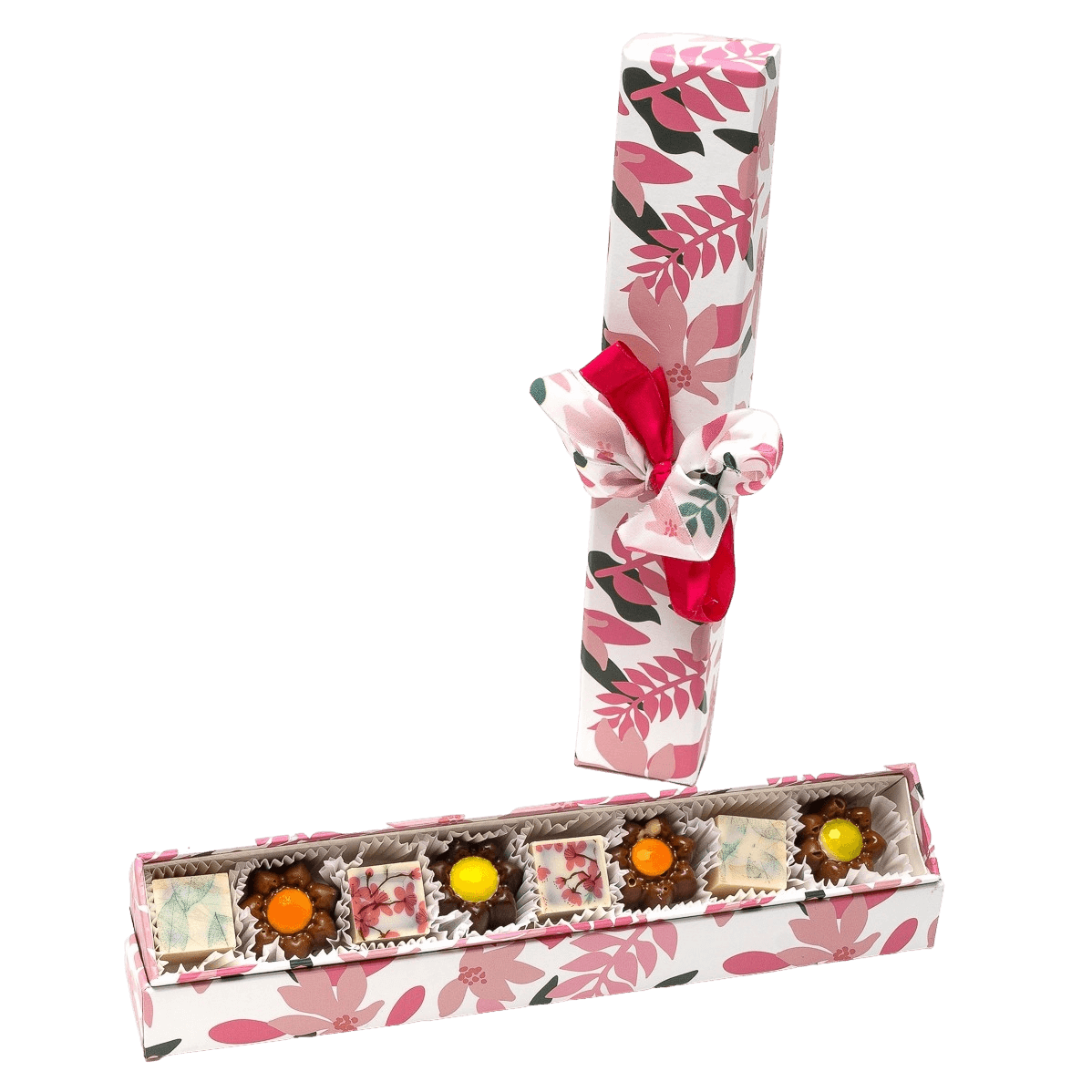 Spring box of 7 pralines 135g 5407008479695 The Belgian Chocolate Makers