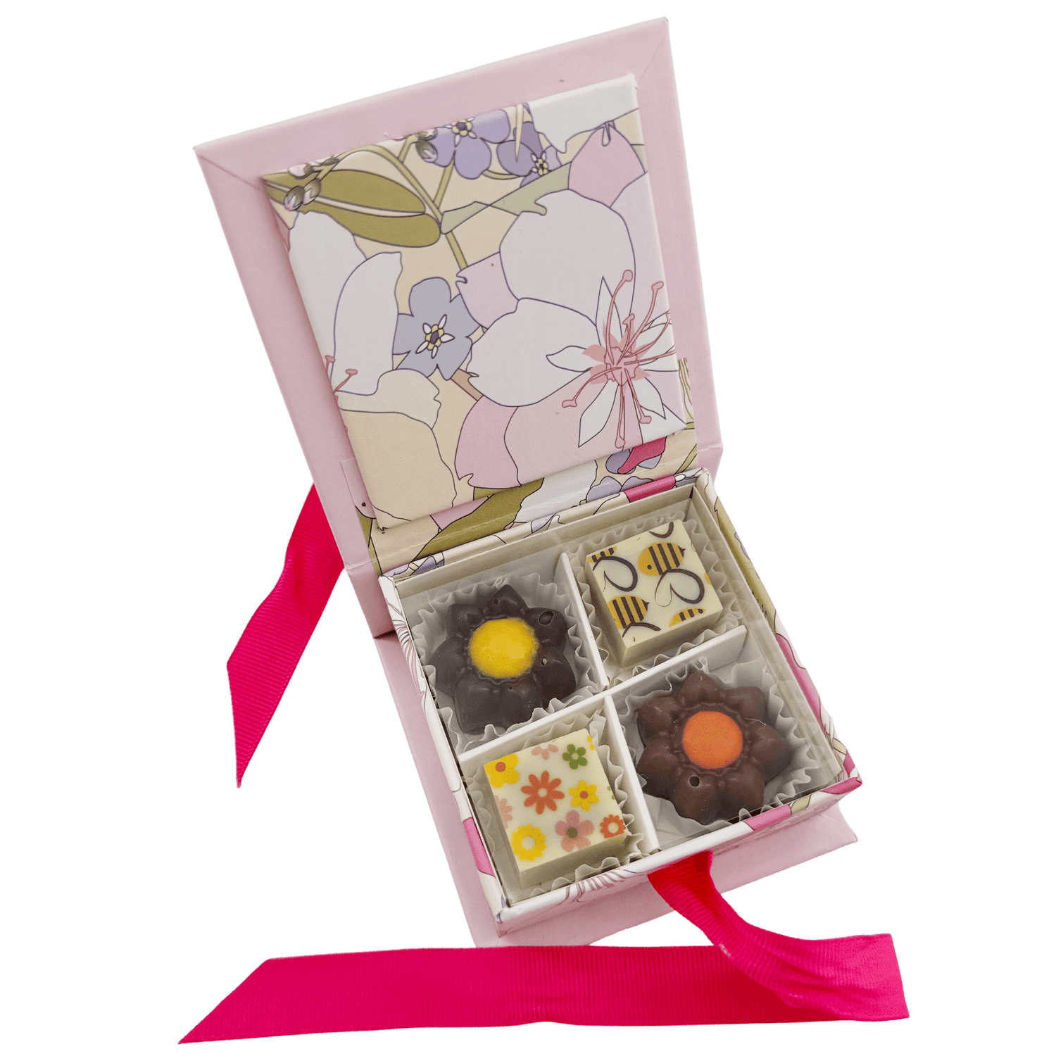 Spring pralines box 50g 5407008475611 The Belgian Chocolate Makers