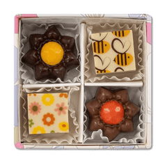Spring pralines box 50g 5407008475611 The Belgian Chocolate Makers