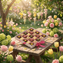 Spring pralines boxes 300g 5407008478346 The Belgian Chocolate Makers