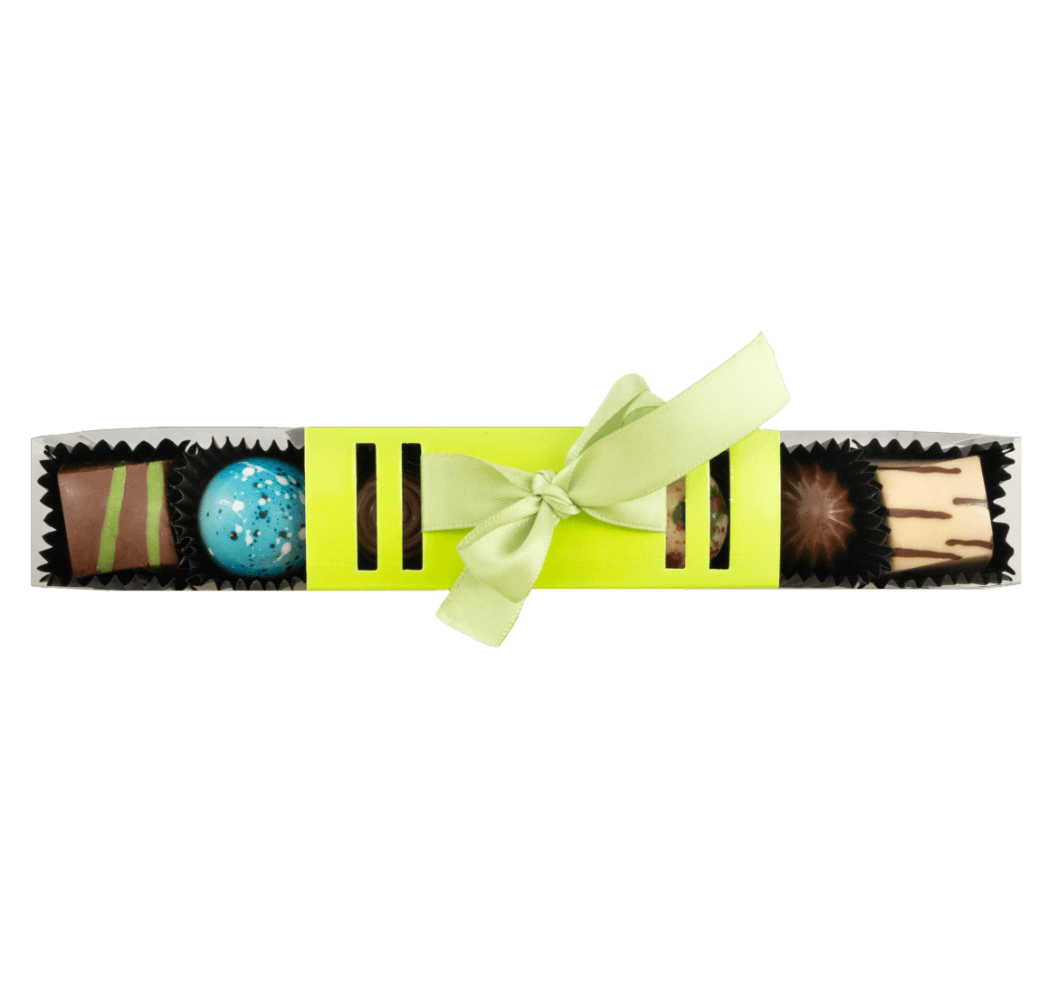 Stick of 7 mixed pralines 105g 5407008474805 The Belgian Chocolate Makers