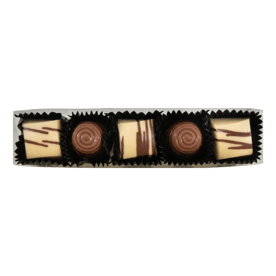 Stick of caramel et praliné pralines 5407008470685 The Belgian Chocolate Makers