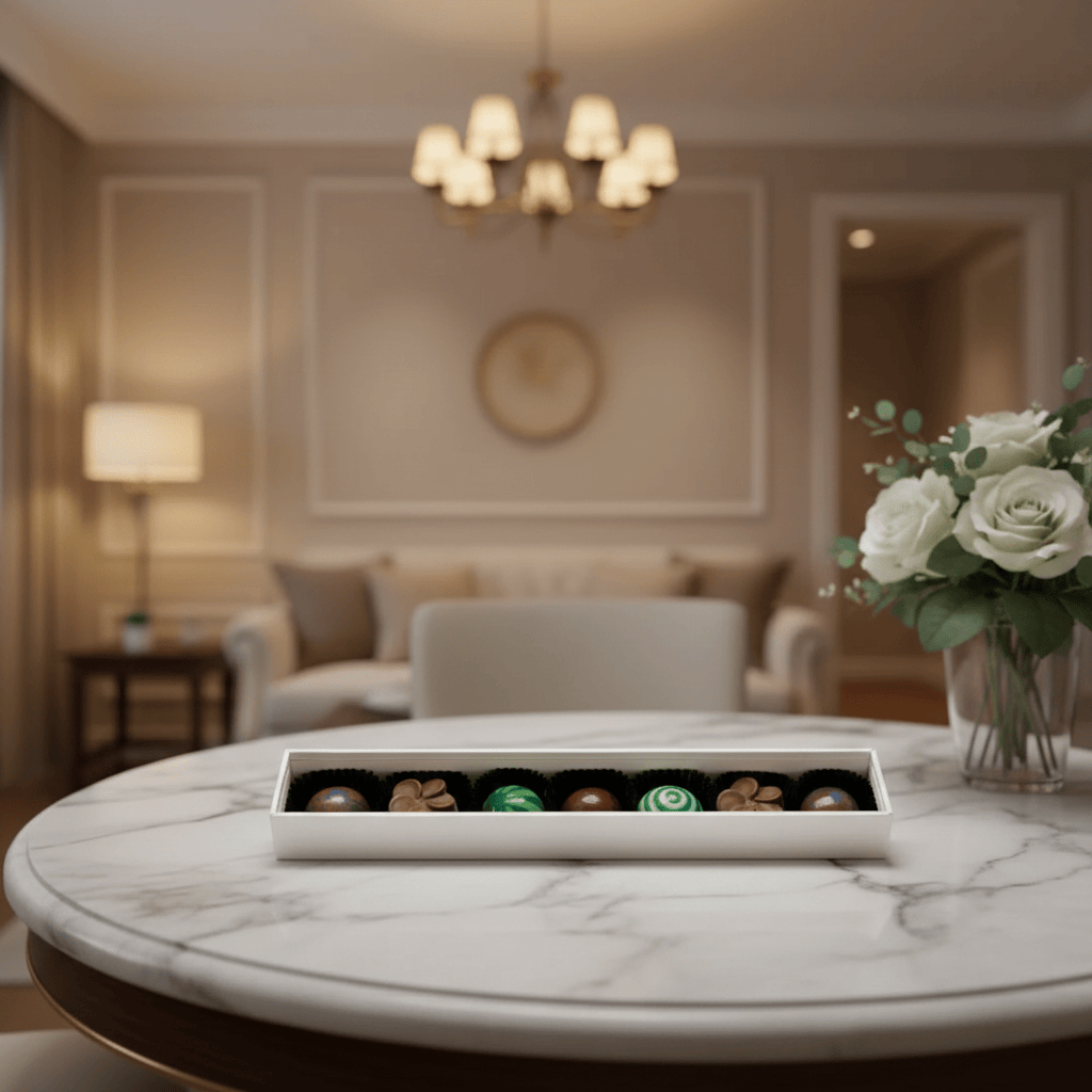 Tropical sea pralines box (mixed) 105 Grs 5407008479718 The Belgian Chocolate Makers