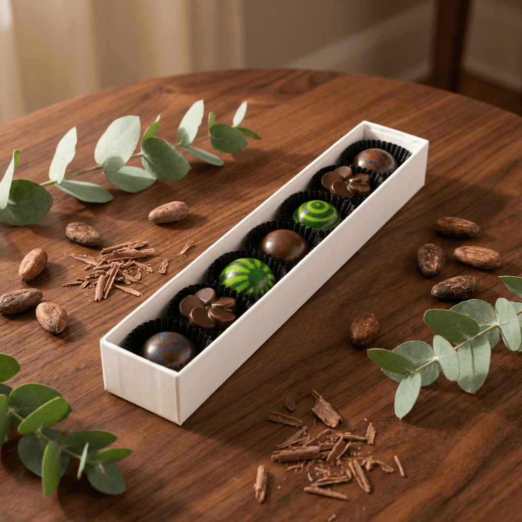 Tropical sea pralines box (mixed) 105g 5407008479718 The Belgian Chocolate Makers