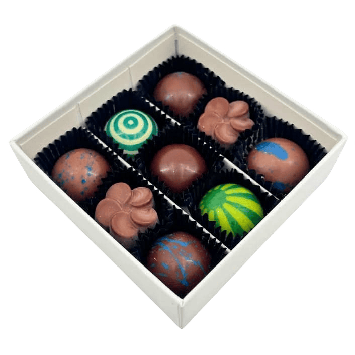 Tropical sea pralines box (mixed) 135g 5407008479732 The Belgian Chocolate Makers