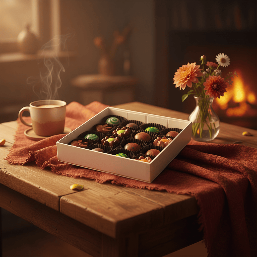 Tropical sea pralines box (mixed) 240 Grs 5407008479749 The Belgian Chocolate Makers