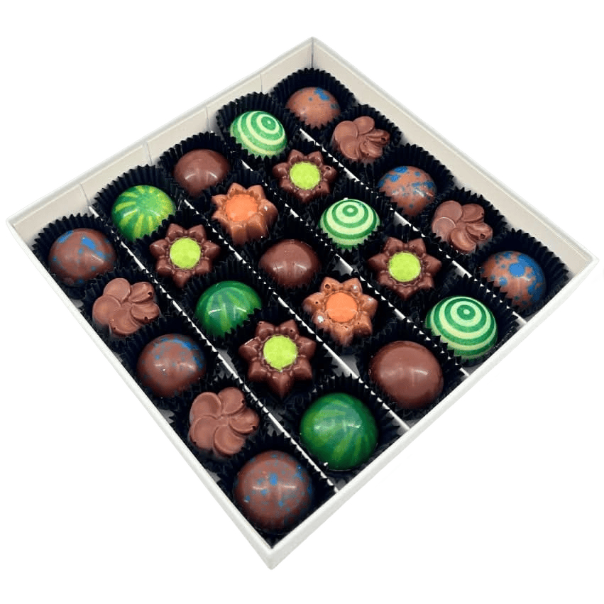 Tropical sea pralines box (mixed) 375 Grs 5407008479756 The Belgian Chocolate Makers