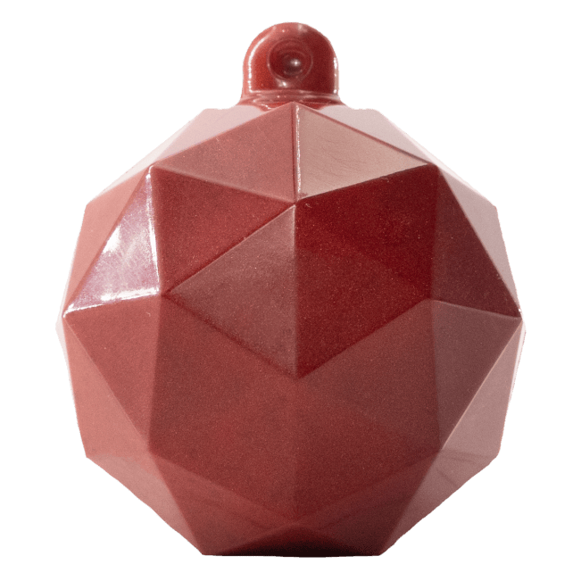 White and milk chocolate festive Christmas bowl 60g 5407008479480 The Belgian Chocolate Makers