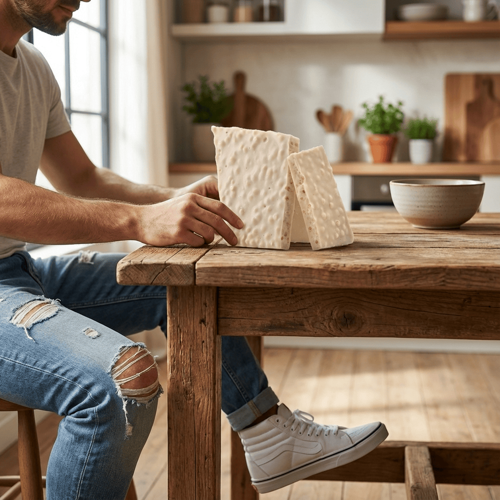 White chocolate broken bars with puffed rice 5407008479190 The Belgian Chocolate Makers