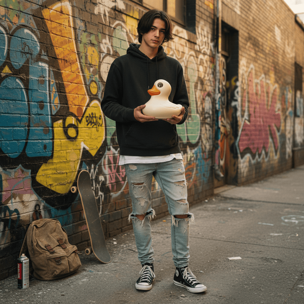 White chocolate duck 420g 5407008471866 The Belgian Chocolate Makers