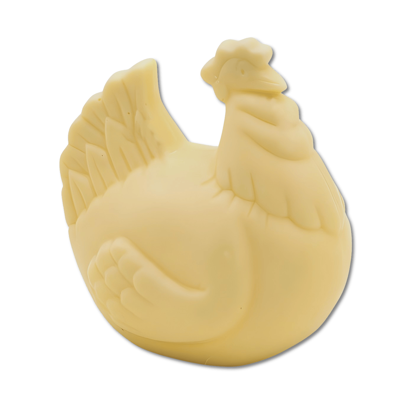 White chocolate Easter hen 120g 5407008472146 The Belgian Chocolate Makers
