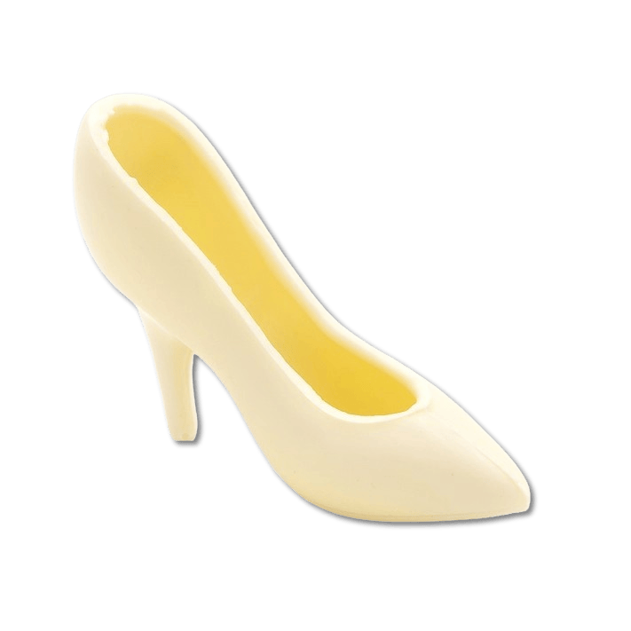 White chocolate high heel 65g 5407008470425 The Belgian Chocolate Makers