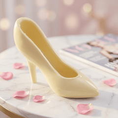 White chocolate high heel 65g 5407008470425 The Belgian Chocolate Makers