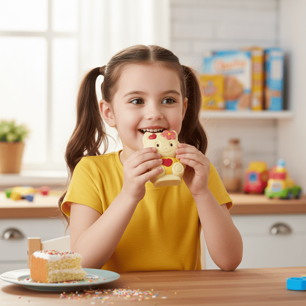 White chocolate Kitty 140g 5407008475314 The Belgian Chocolate Makers