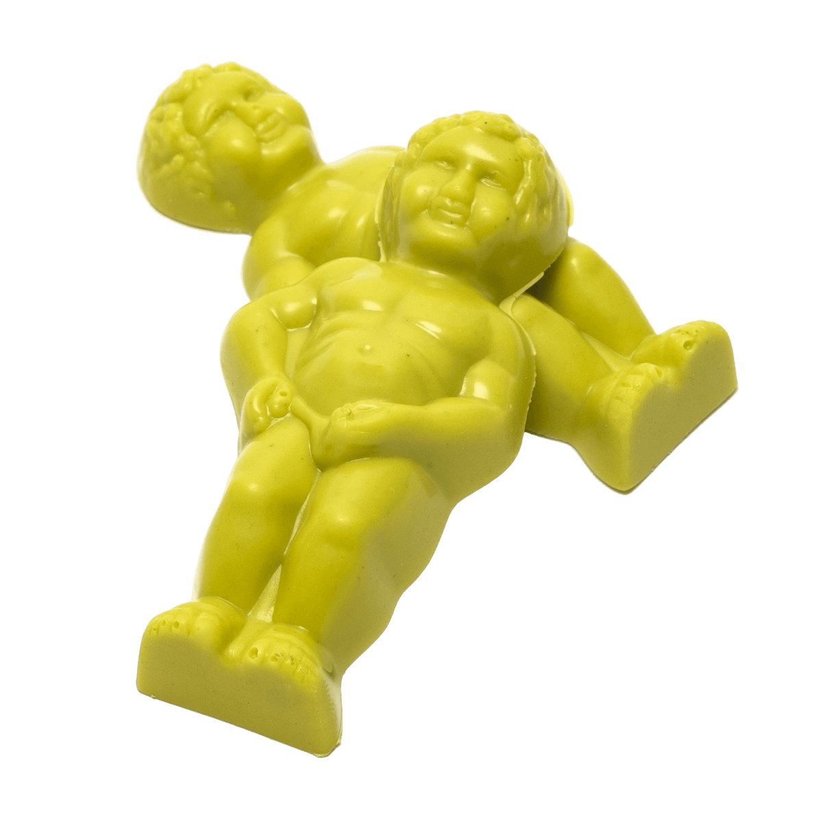 White chocolate Manneken Pis (green) 2x20g 5407008476731 The Belgian Chocolate Makers