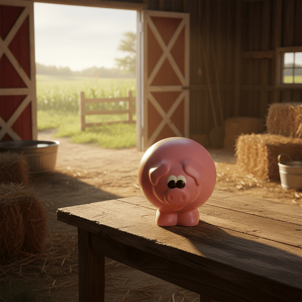 White chocolate pig 130g - The Belgian Chocolate Makers